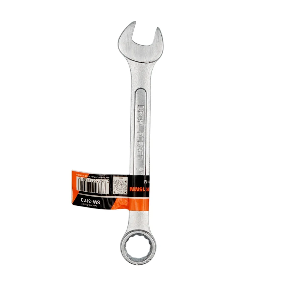 Llave fumetax combinada estándar de 15mm metálica multiusos / sw-31113