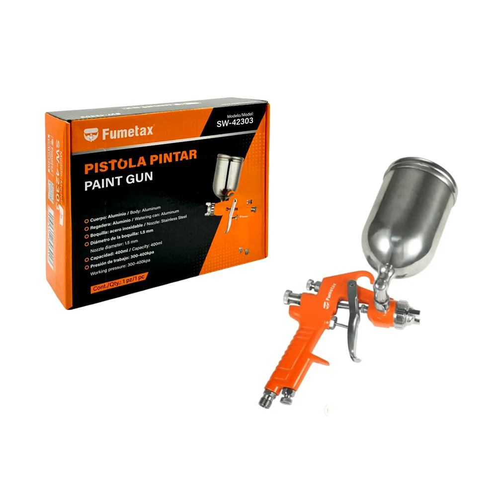 Pistola fumetax de aluminio con boquilla...