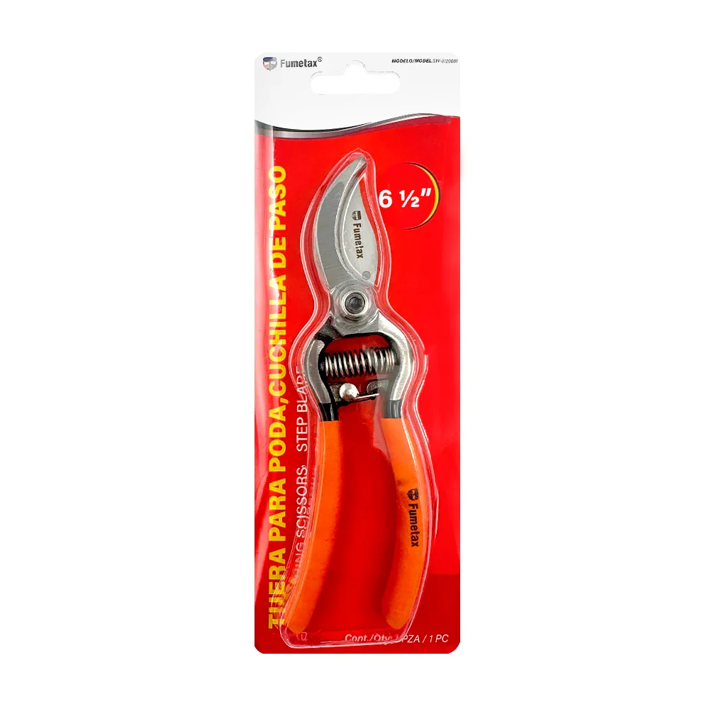 Tijeras para podar con cuchilla de paso fumetax de 6-1/2 pulgadas / sw-8120001