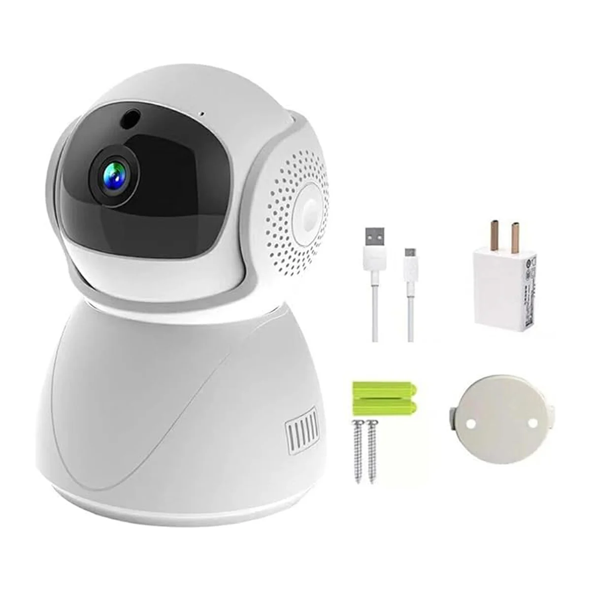 Cámara wifi de seguridad inteligente con giro de 360°, visión nocturna, alarma, sensor de movimiento y hd video / wi-fi cloud camera / tc3