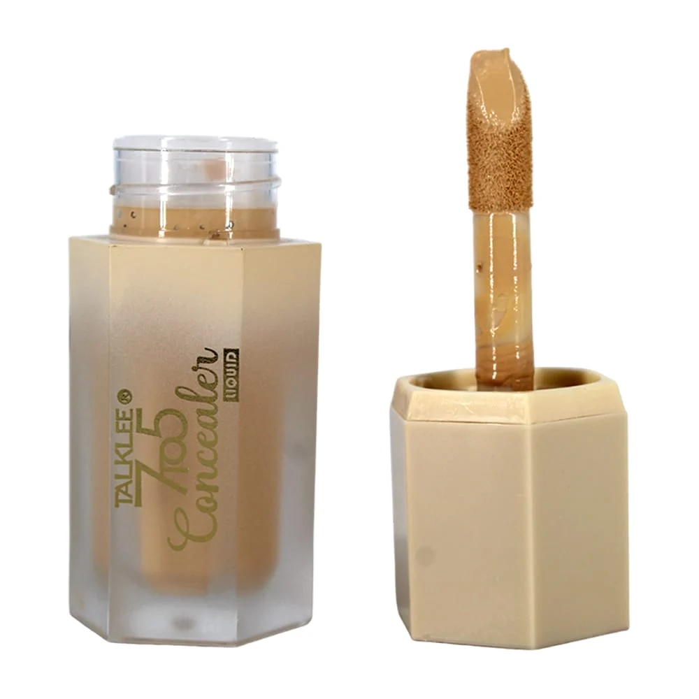 Corrector líquido con envase hexagonal y aplicador tipo labial, variedad de tonos / talklee 7to5 concealer liquid / w48