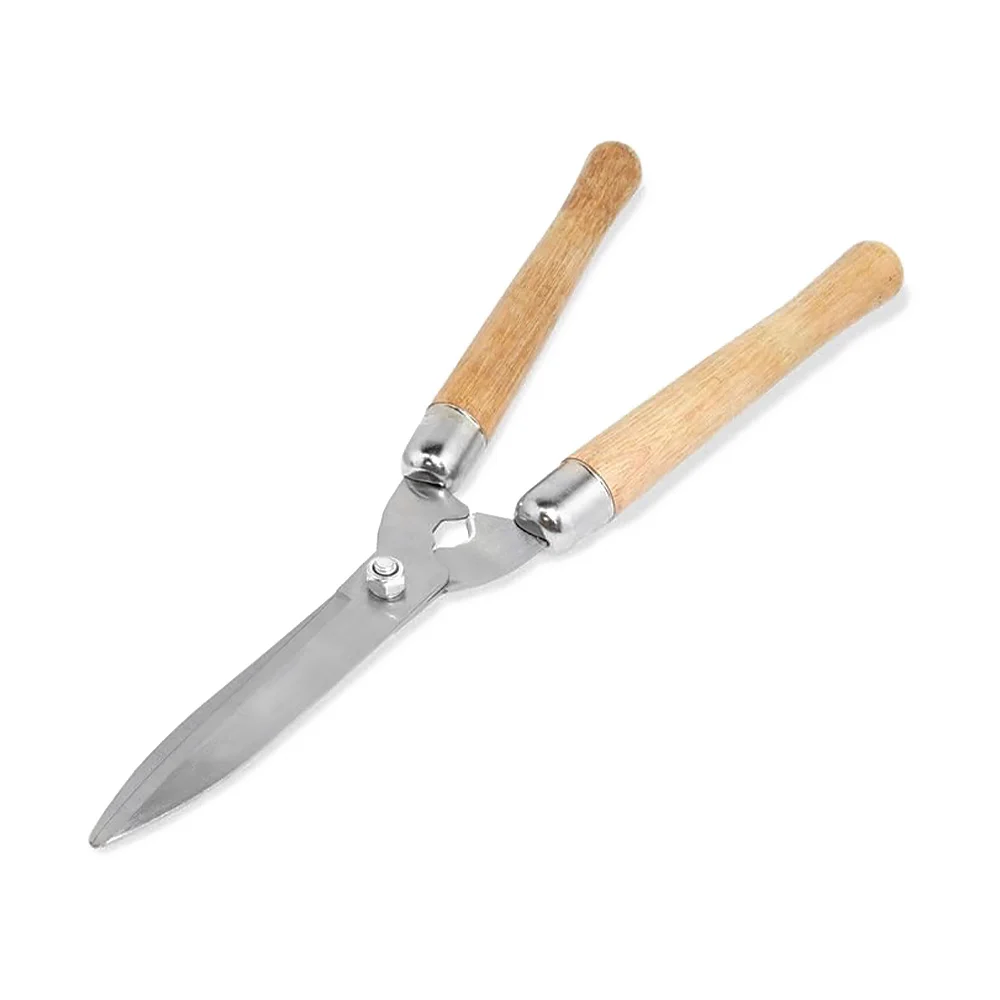 Tijeras grandes para podar de acero inoxidable y mango de madera / tijeras jardineria / tl34852