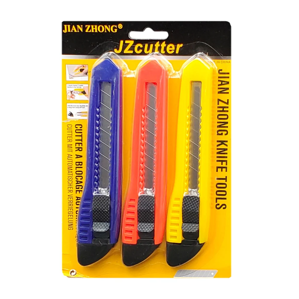 Blíster con 3 cutters grandes, 16cm, variedad de colores / jz cutter / tl35315