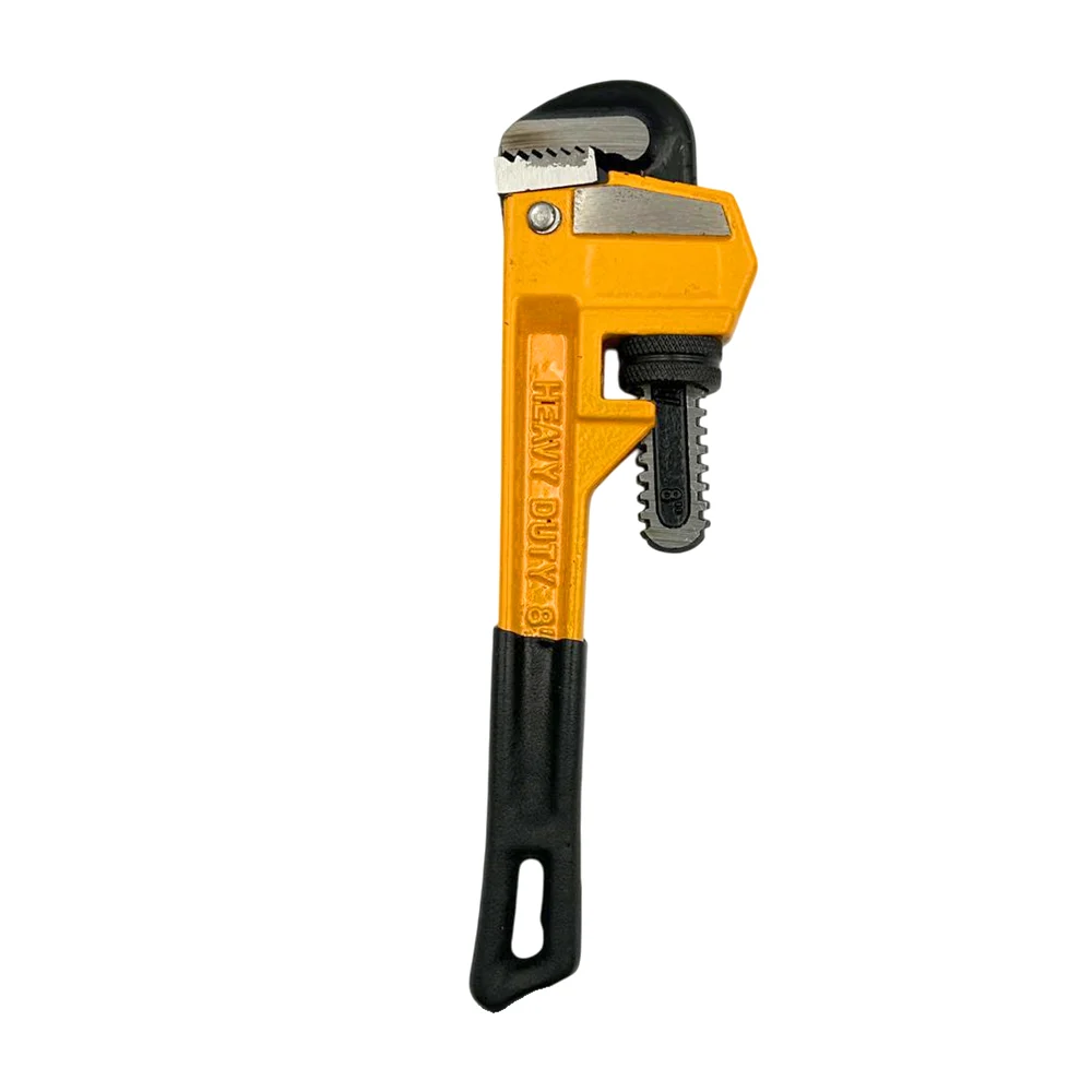 Llave inglesa stilson bicolor metálica ajustable de 8 pulgadas / heavy duty / tl43472