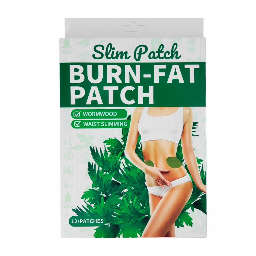 Caja 12 parches con extracto de ajenjo para adelgazar cintura y quemar grasa / slim patch / burn-fat patch