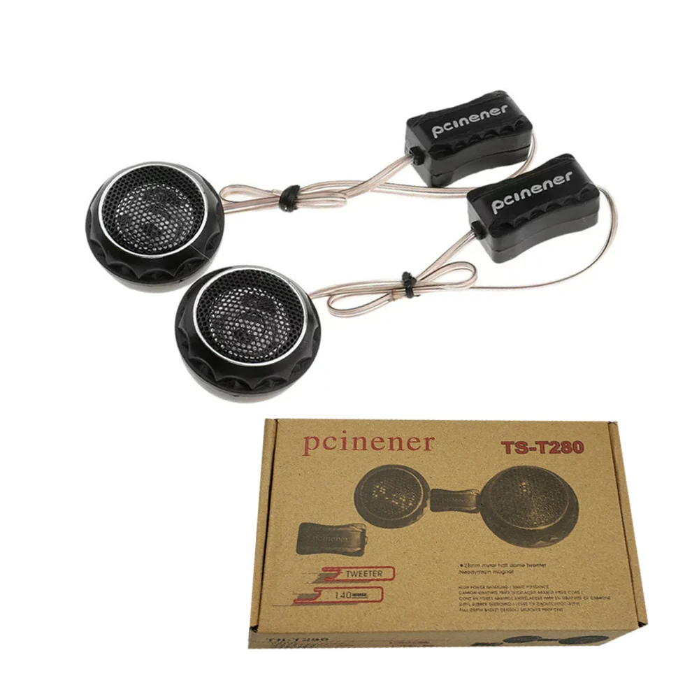 Juego de 2 bocinas para tablero de coche con conexión inalámbrica de 140wmax / pcnener / tweeter / ts-t280
