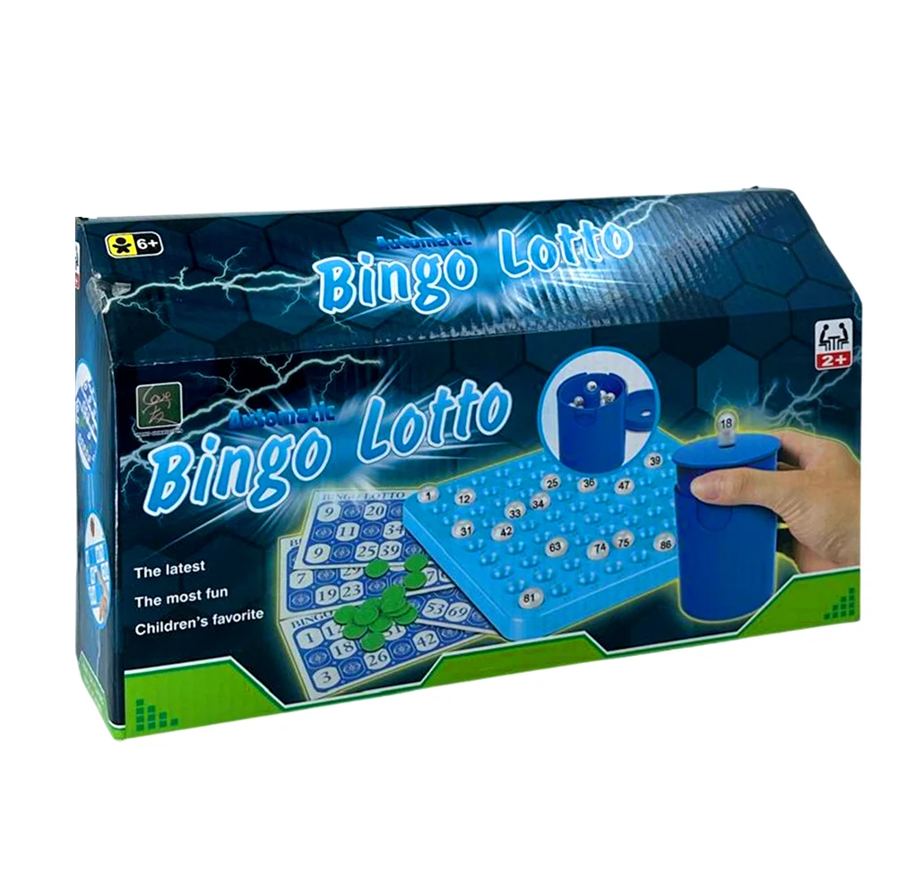 Juego tradicional de mesa pequeño, bingo lotto automático, 139 pzas / bingo lotto / ts67487