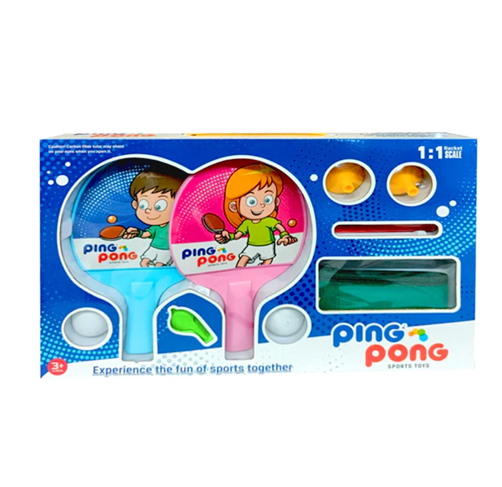 Juego de mesa ping pong con 10 accesorios para niños / sports toys / ts67561