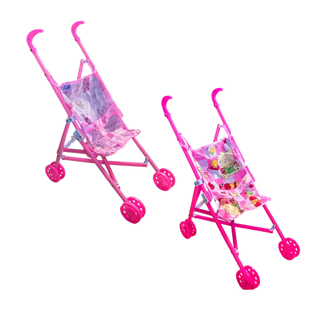 Carriola de juguete con 8 ruedas para muñeca, 63cm / baby stroller / ts82899