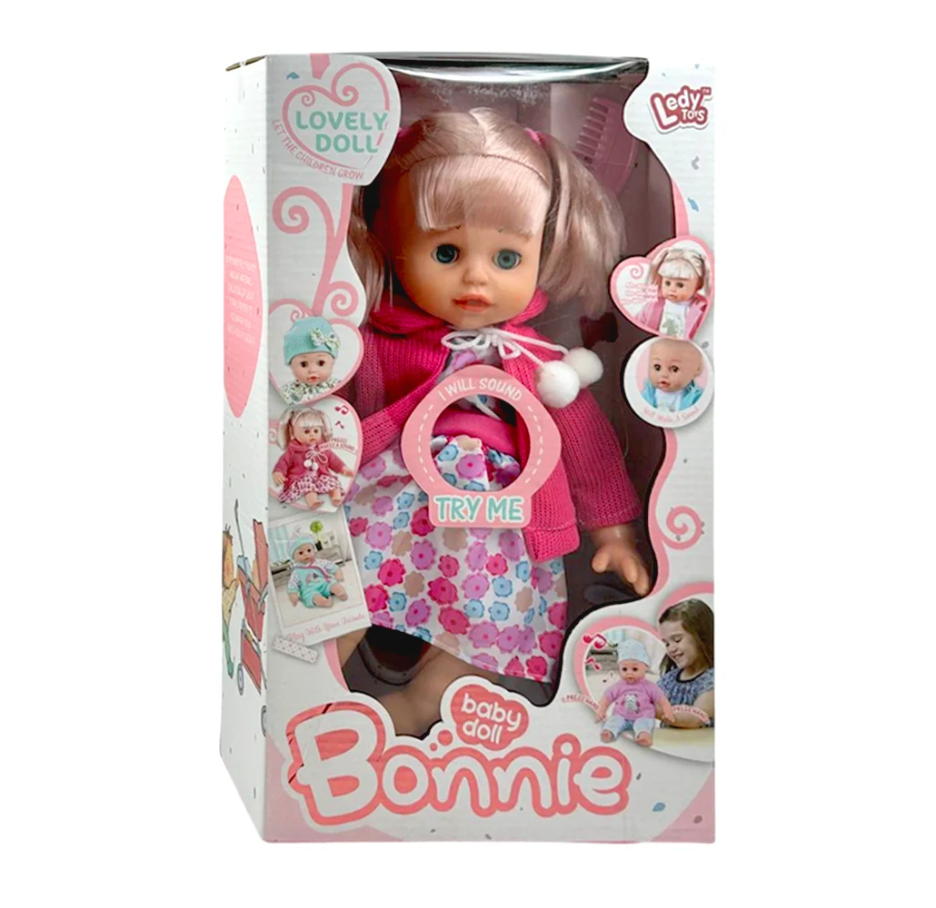 Muñeca bebé bonnie con vestido y sonido, 35.5cm, variedad de modelos / bonnie / ts86822