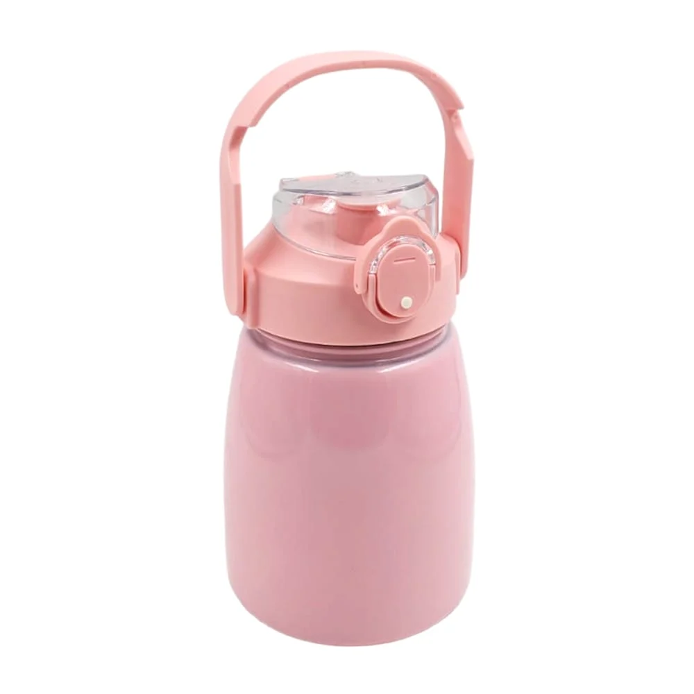 Botella termo personalizable de acero inoxidable con tapa y popote, variedad de colores / fashion / ty-1030