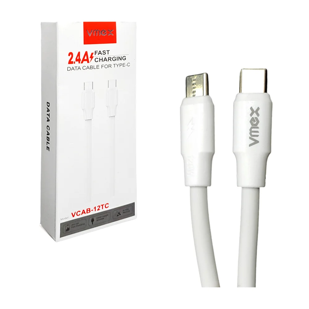 Cable de 2 metros vmex con entrada tipo c a tipo c, variedad de colores / 635181