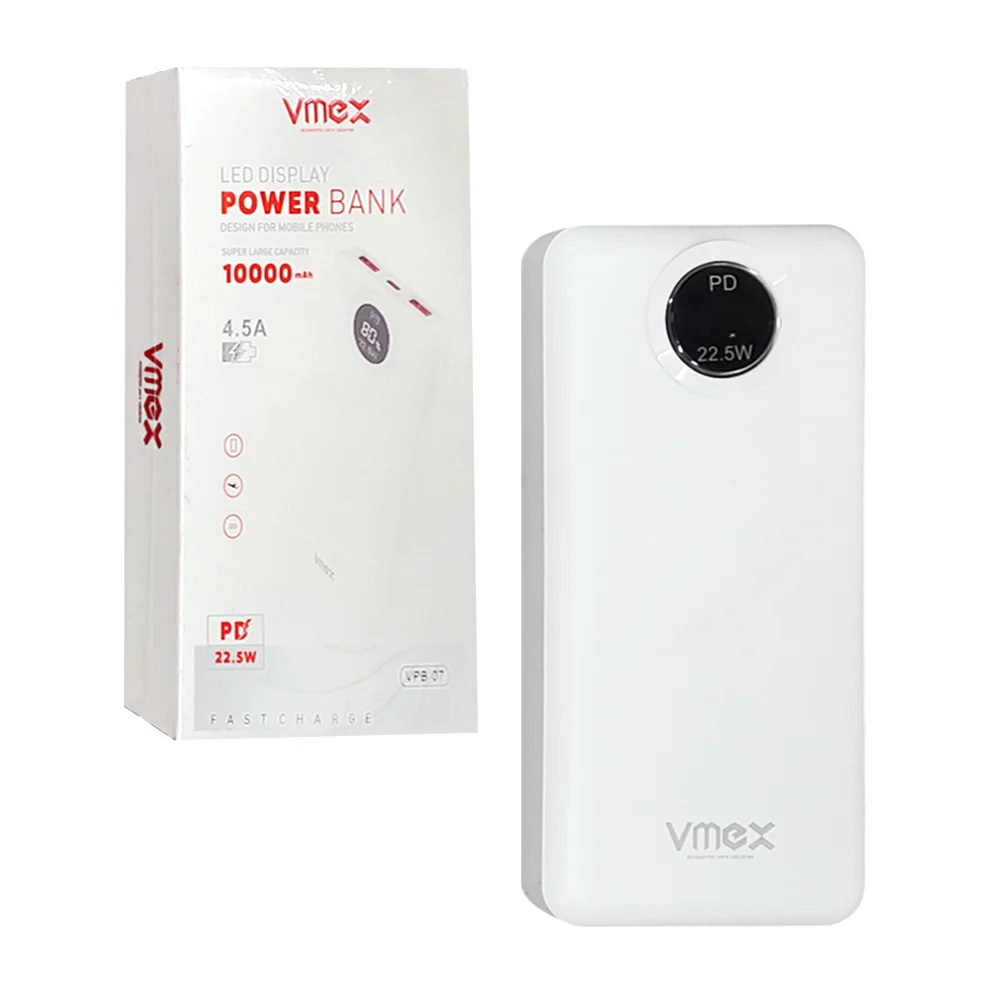 Power bank / batería portátil con 2 puertos usb, 10000mah, variedad de colores