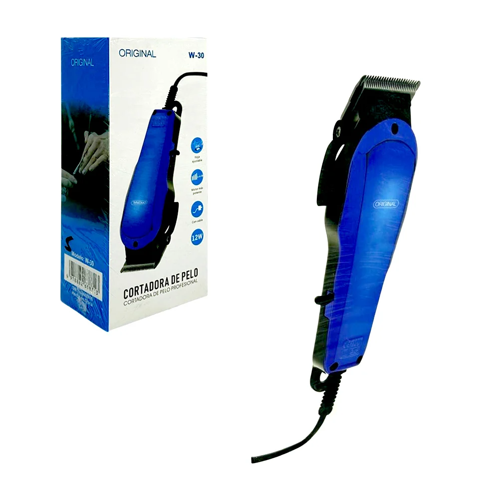 Máquina cortadora de pelo alámbrica con 4 peinetas intercambiables, 12w / original / 638713