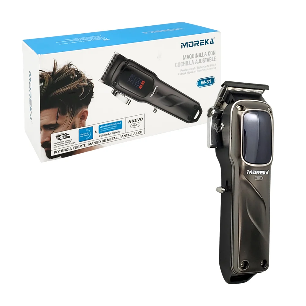 Máquina para cortar cabello metálica, ...