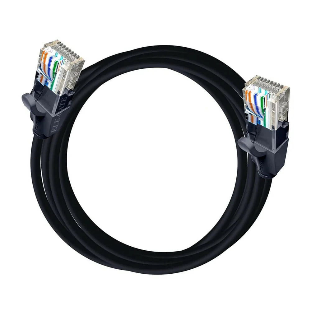 Cable color negro ele-gate Cat7 vention RJ45 ethernet utp de 1 metro / wi.175