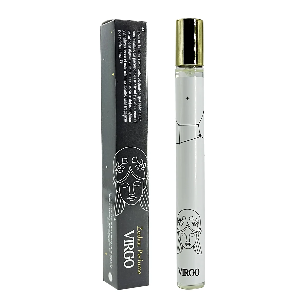 1pza Perfume zodiacal virgo de bolsillo con fragancia para caballero 35ml / mcp-002