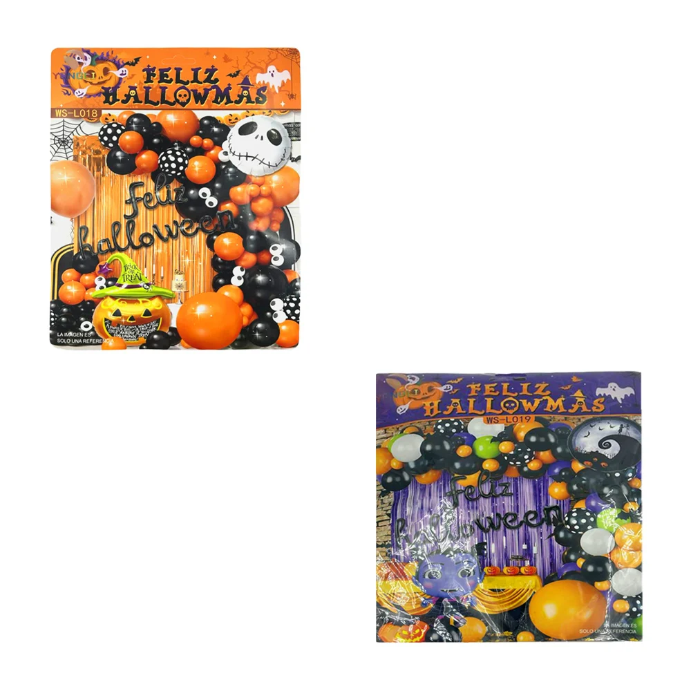 Kit de decoración para fiesta con temática de feliz halloween, variedad de diseños / ws-l018 / ws-l009 / ws-l025 / ws-l001