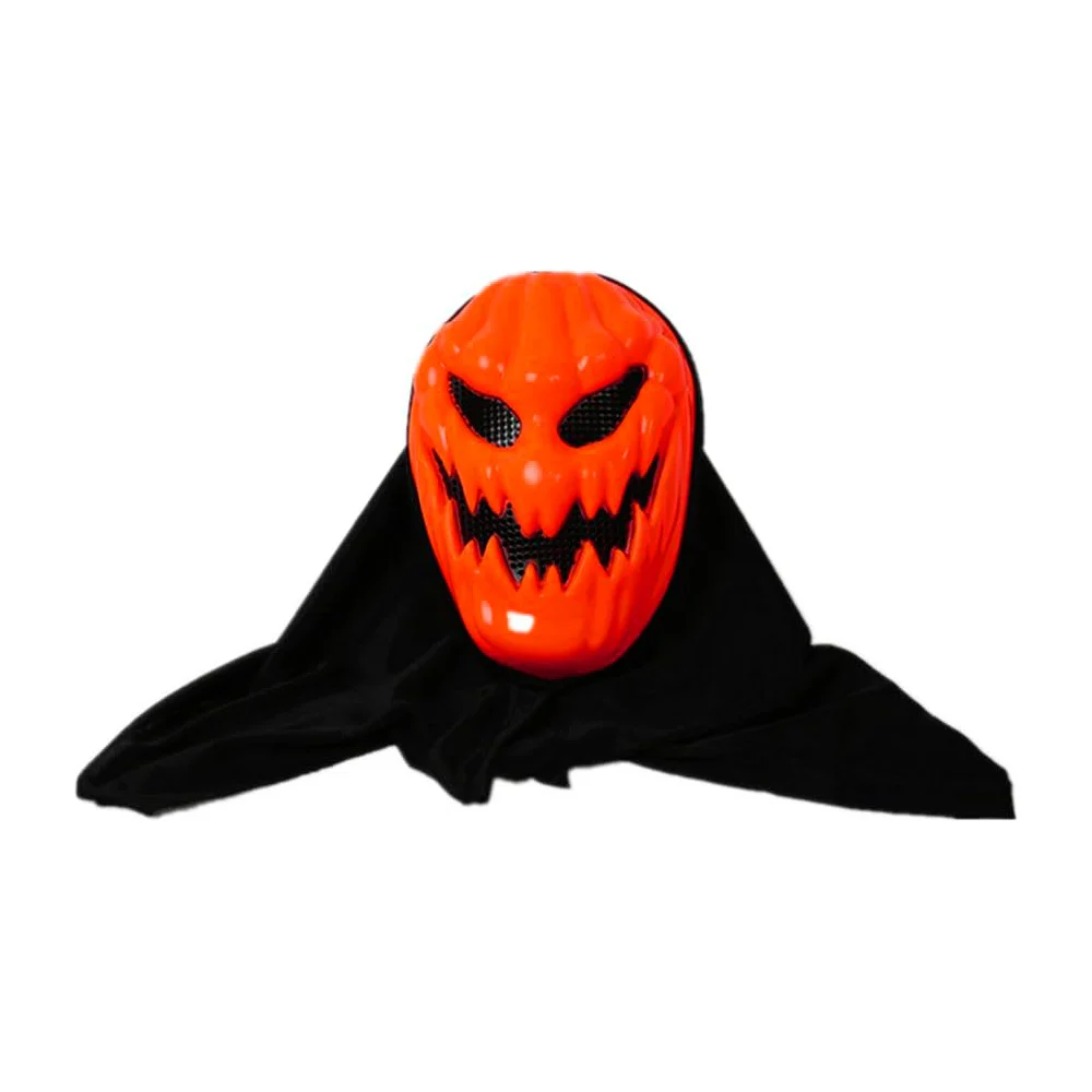 Máscara de plástico con diseño de calabaza aterradora para disfraz halloween / ws123