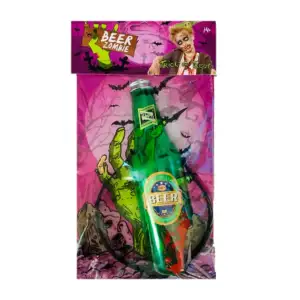 Diadema con botella quebrada para disfraz de halloween / beer zombie …