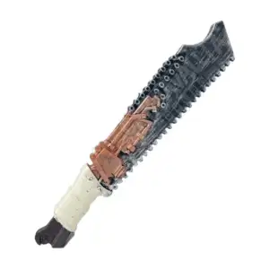 Machete sierra de plástico para disfraz de halloween, 45x8cm / ws80