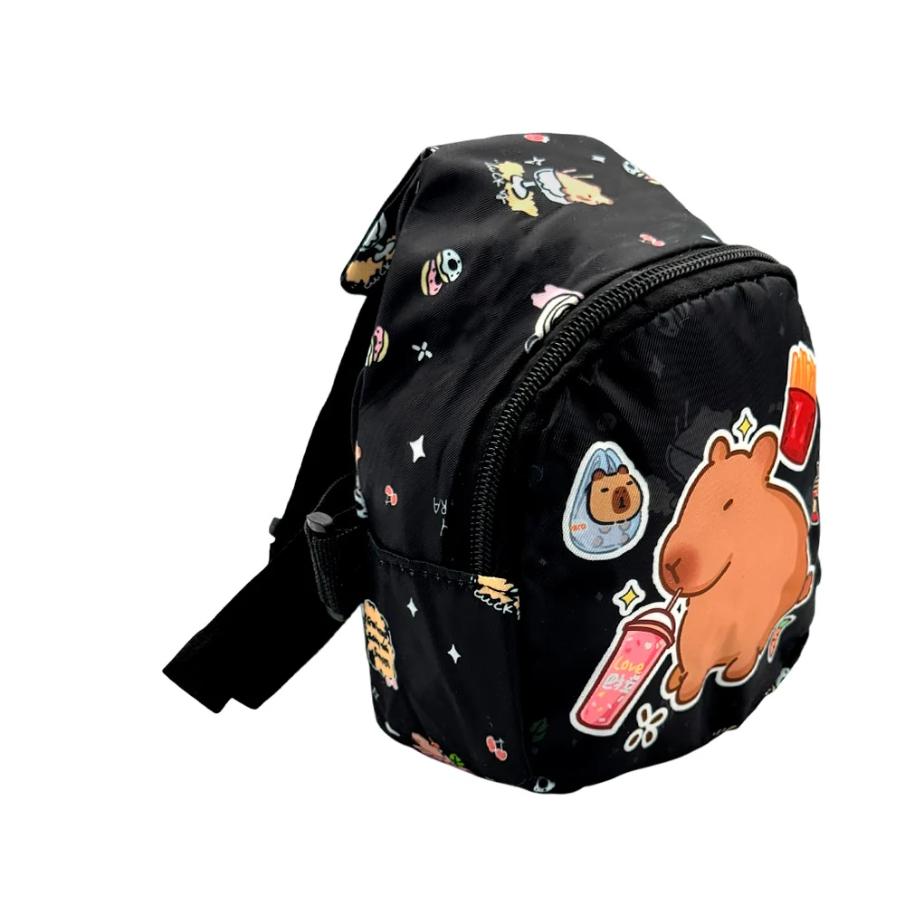 Bolsa mariconera infantil con estampado de capibara, variedad de colores / xb-01 - Imagen 5
