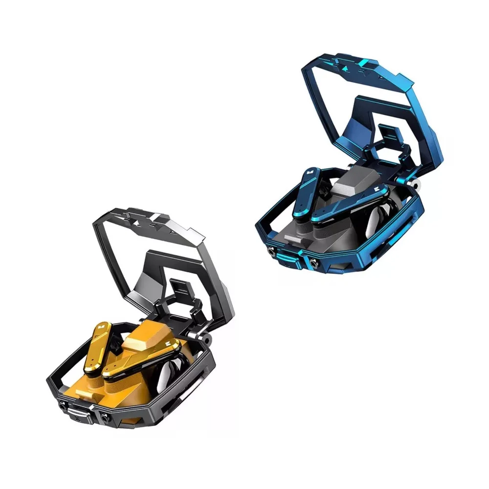 Audífonos monster game bluetooth con estuche cargador de armazón futurista, variedad de colores / airmars xkt09