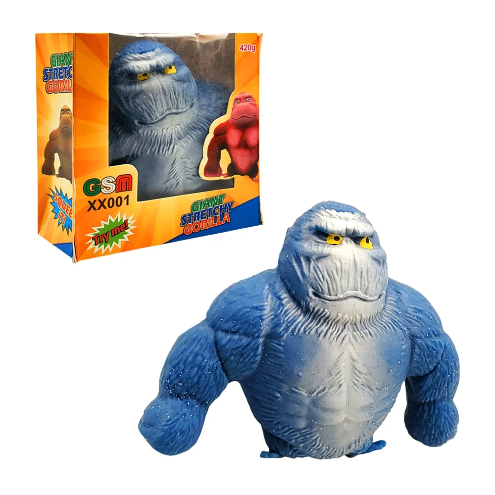 1pza Squeeze / juguete antiestrés en forma de gorila, 420g / giant stretchy gorilla / xx001