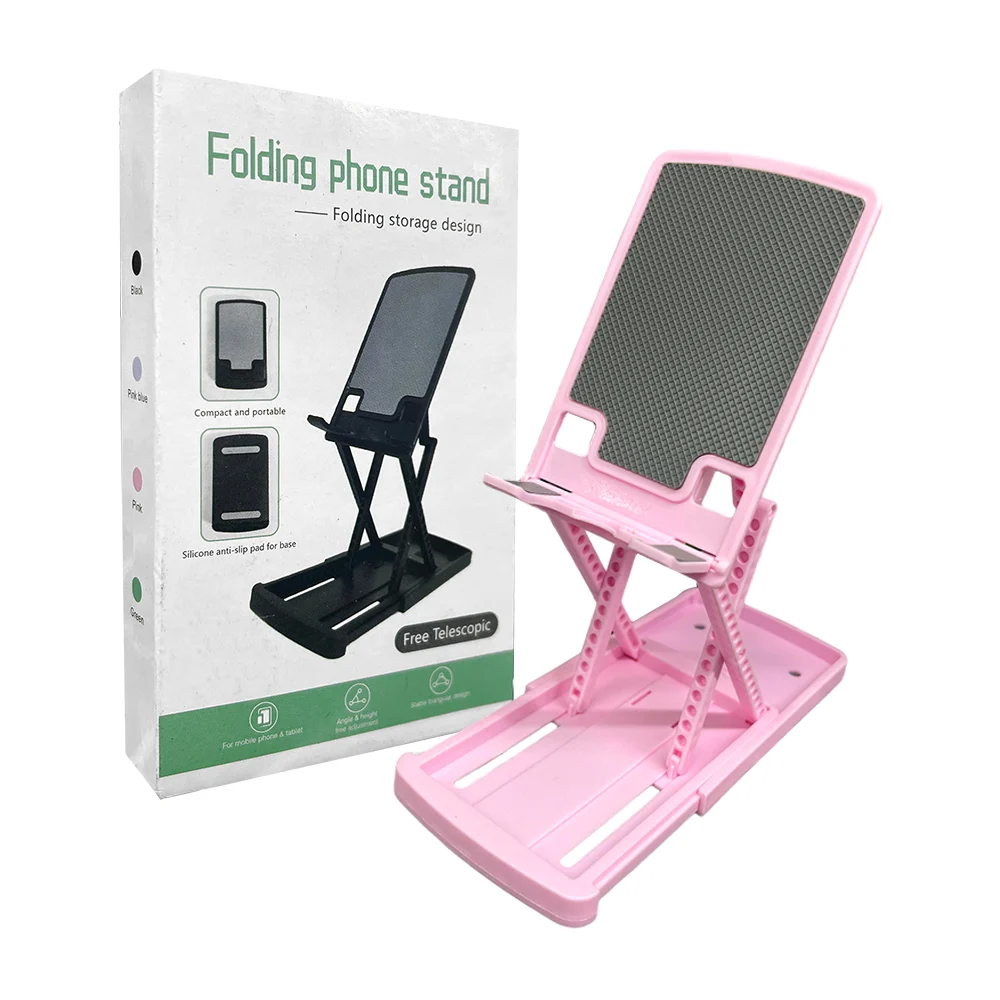 Soporte para celular de escritorio con soportes retractiles, variedad de colores / xz-6131