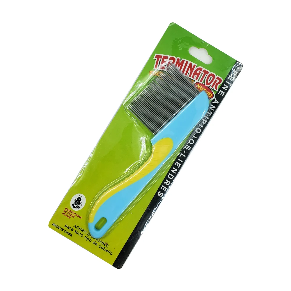 Cepillo con mango de plastico anti liendres y piojos / y-348-1 / zxq00868