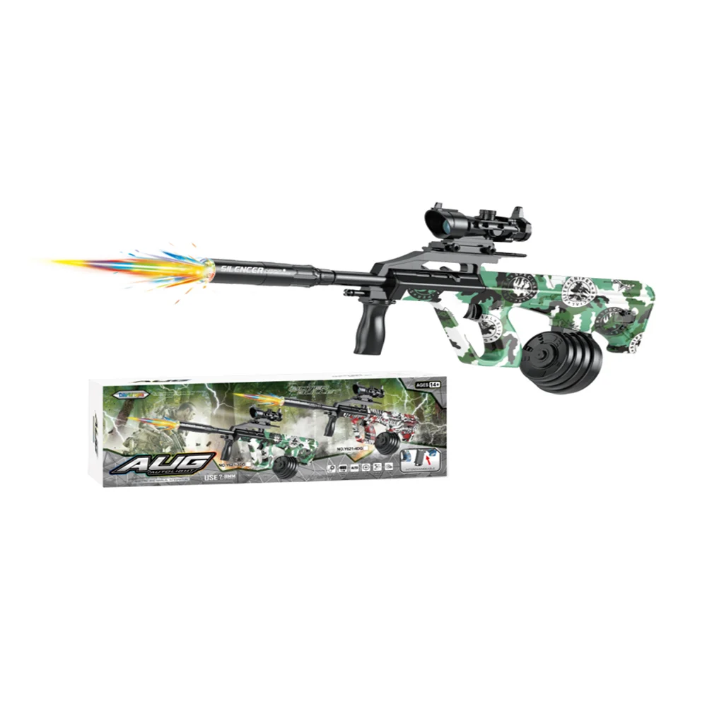 Pistola de hidrogel tipo aug manual y eléctrica con diseño de camuflaje / y621-3dg