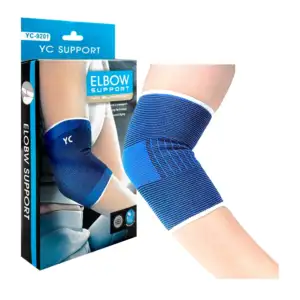 Par de coderas elásticas ortopédicas, unitalla / elbow support / yc-9…