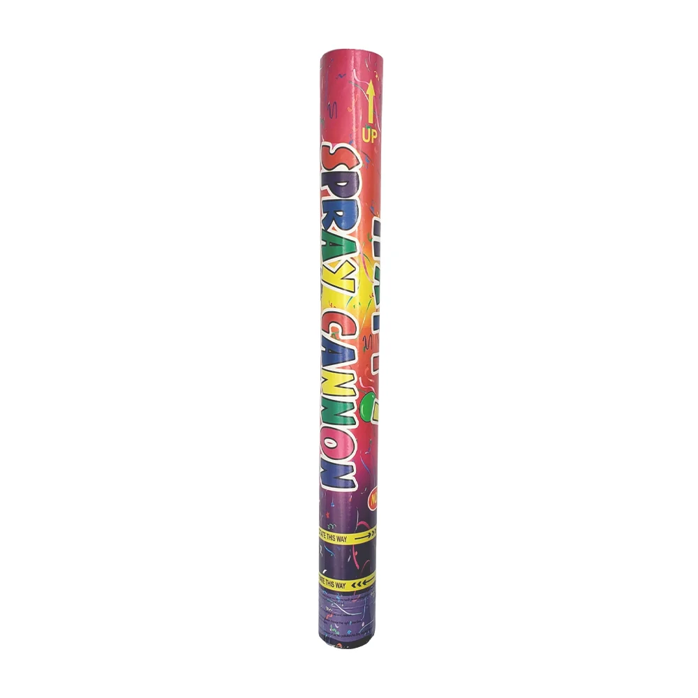 1pza Cañon bazuca lanza confeti de 50cm aprox / happy spray cannon / yl-50 / li-5