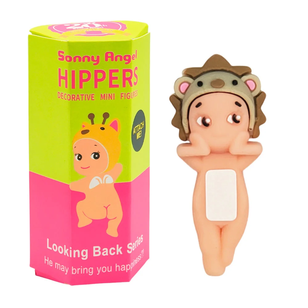 1pza Mini muñeco decorativo con gorro de animal para celular, variedad de modelos / sonny angel hippers / yl7080