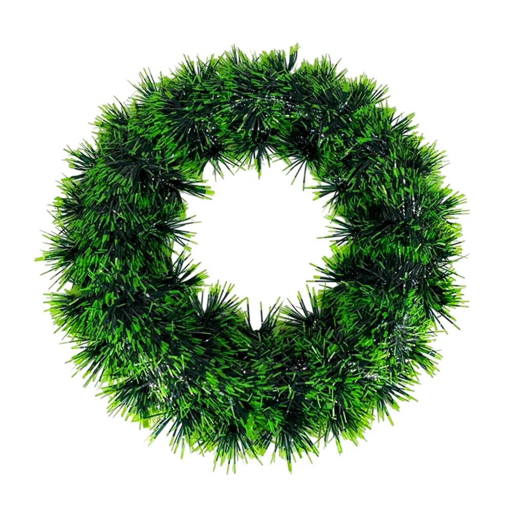 1pza Corona navideña colgante para decorar puerta, 25cm, variedad de colores / yt133250