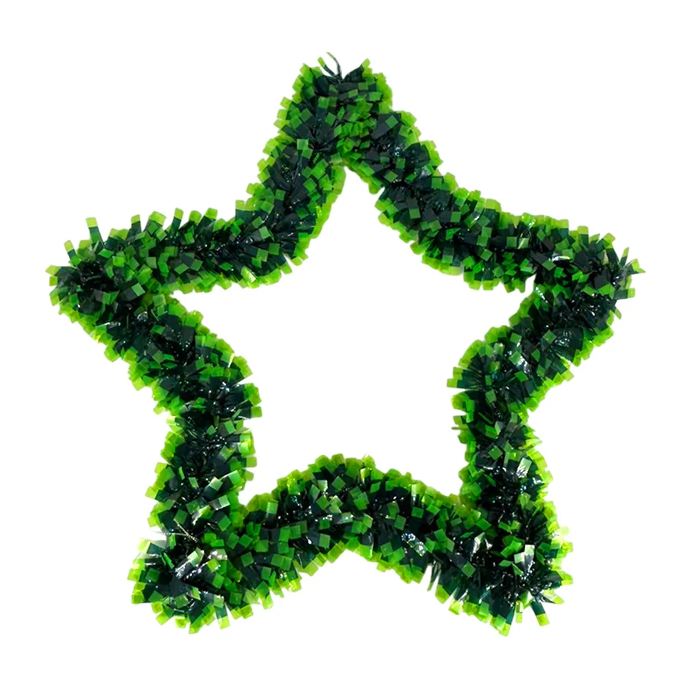 1pza Corona navideña colgante en forma ...