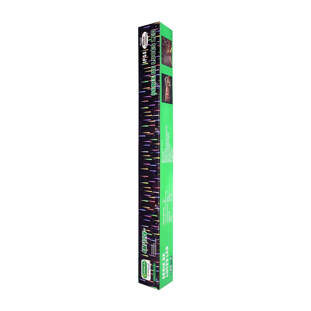 Serie de luces led rgb con 8 tubos de 50cm tipo lluvia de meteoritos y consumo de 4 watts / zsd-046