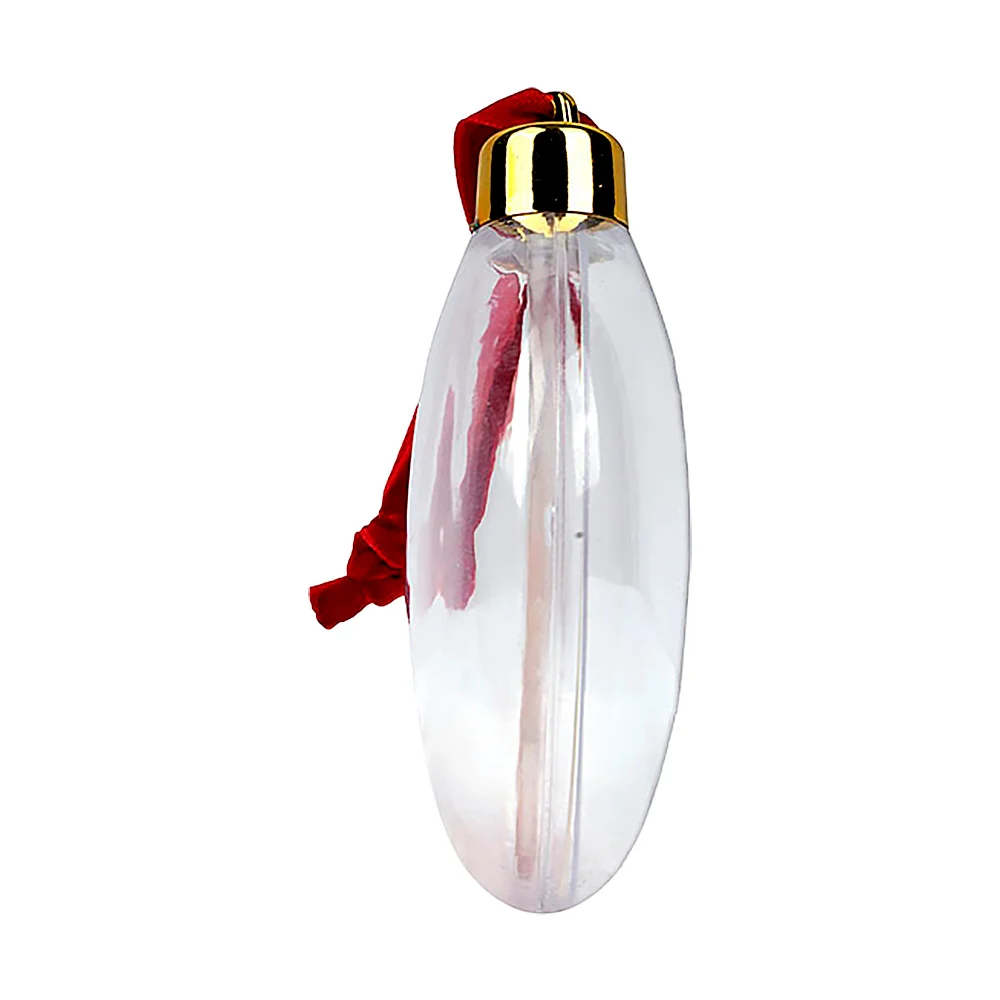 1pza Adorno navideño de esfera transparente para fotografía personalizada / merry christmas