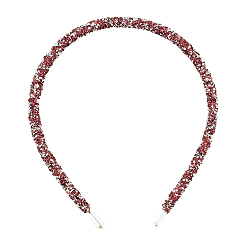 1pza Diadema para el cabello con pedrería, variedad de colores / zxq-00823