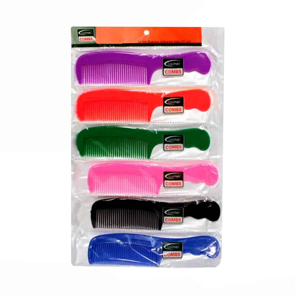 Paquete con 12 peines para el cabello, variedad de colores / laimei combs / zxq02316