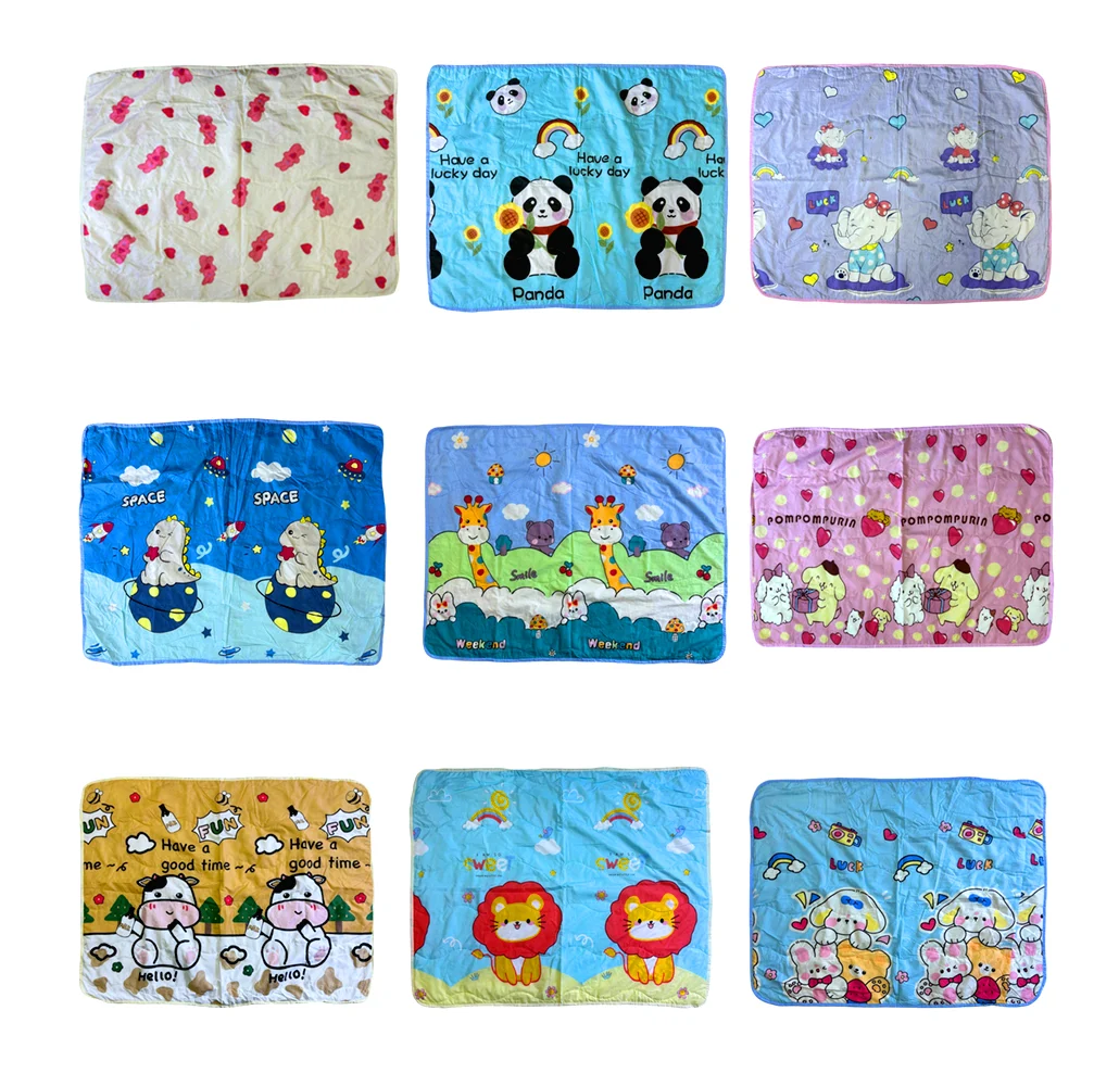 Colcha frazada ligera con estampado de animales o personajes 140x110cm, variedad de modelos / 22796-2021