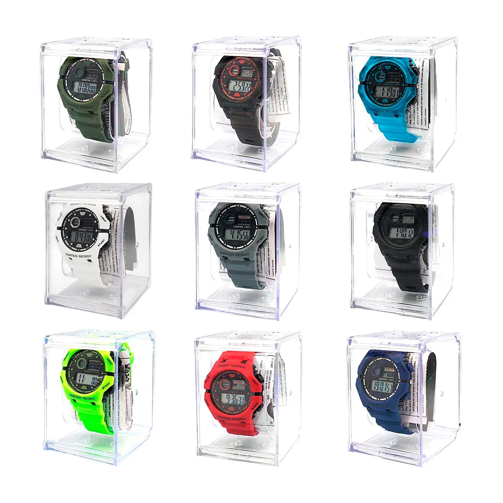 Reloj de mano deportivo circular para hombre, variedad de colores / lashida / l-9511 / zy-l9511