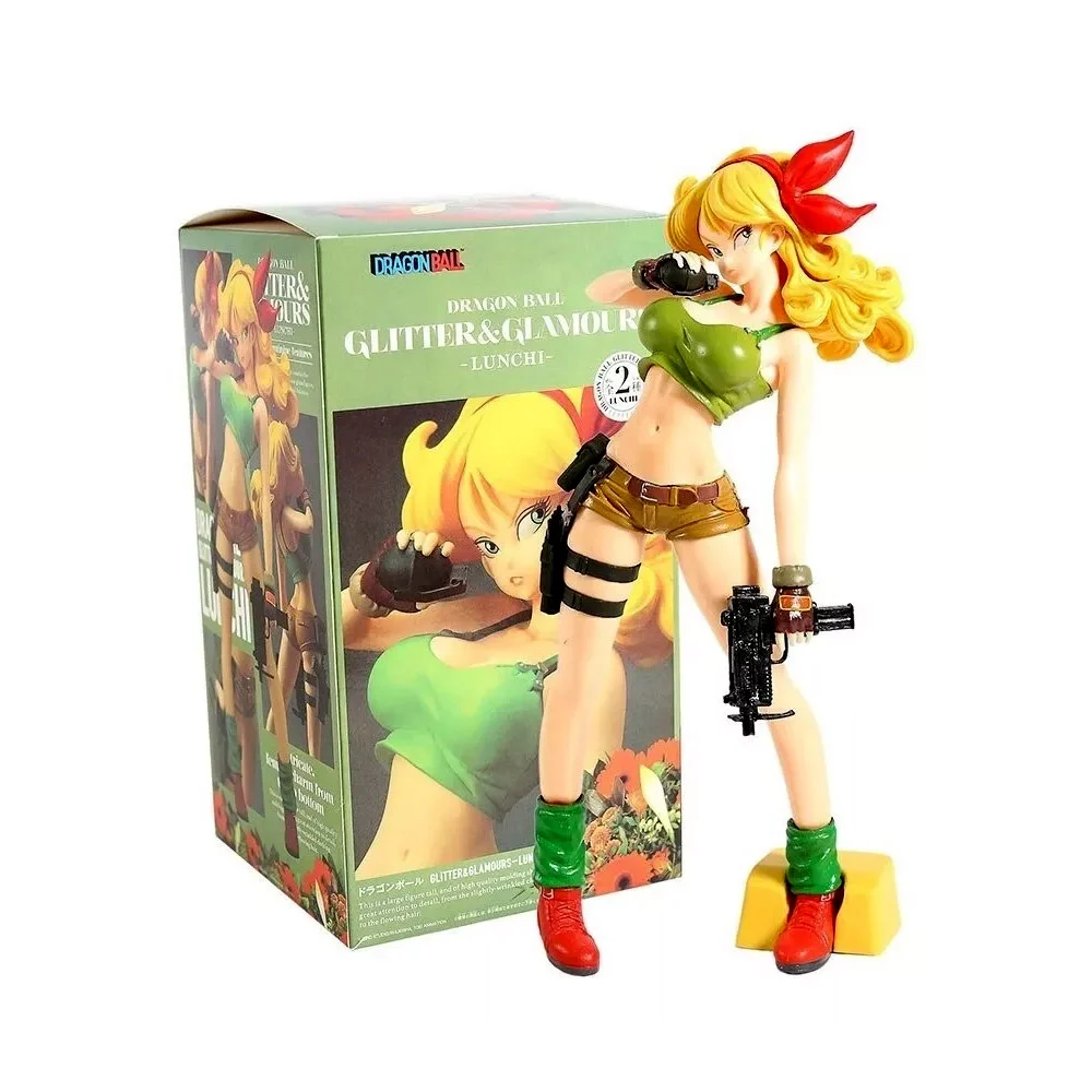 Figura coleccionable en forma de launch de 25cm con base dragon ball glitter & glamours, variedad de diseños / zy-lz-133 / dm5077