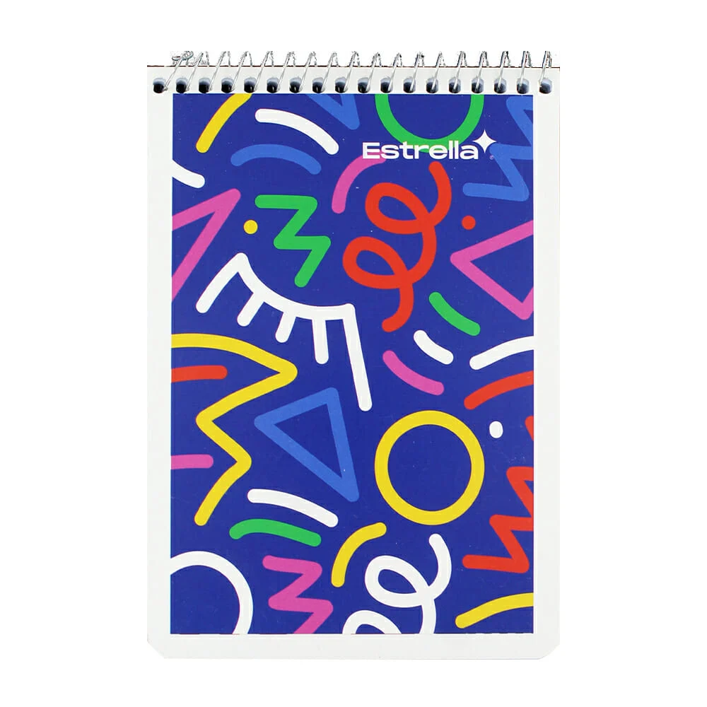 Cuaderno estrella con espiral metálico ...
