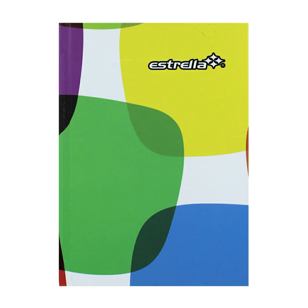 Cuaderno libreta cosida estrella de 96 hojas papel bond en raya 10.7x15cm, variedad de diseños / 000926