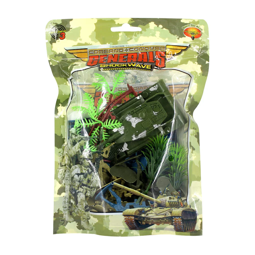 Paquete, bolsa de soldados 4.3x3.5cm, variedad de accesorios / generals 016a-9
