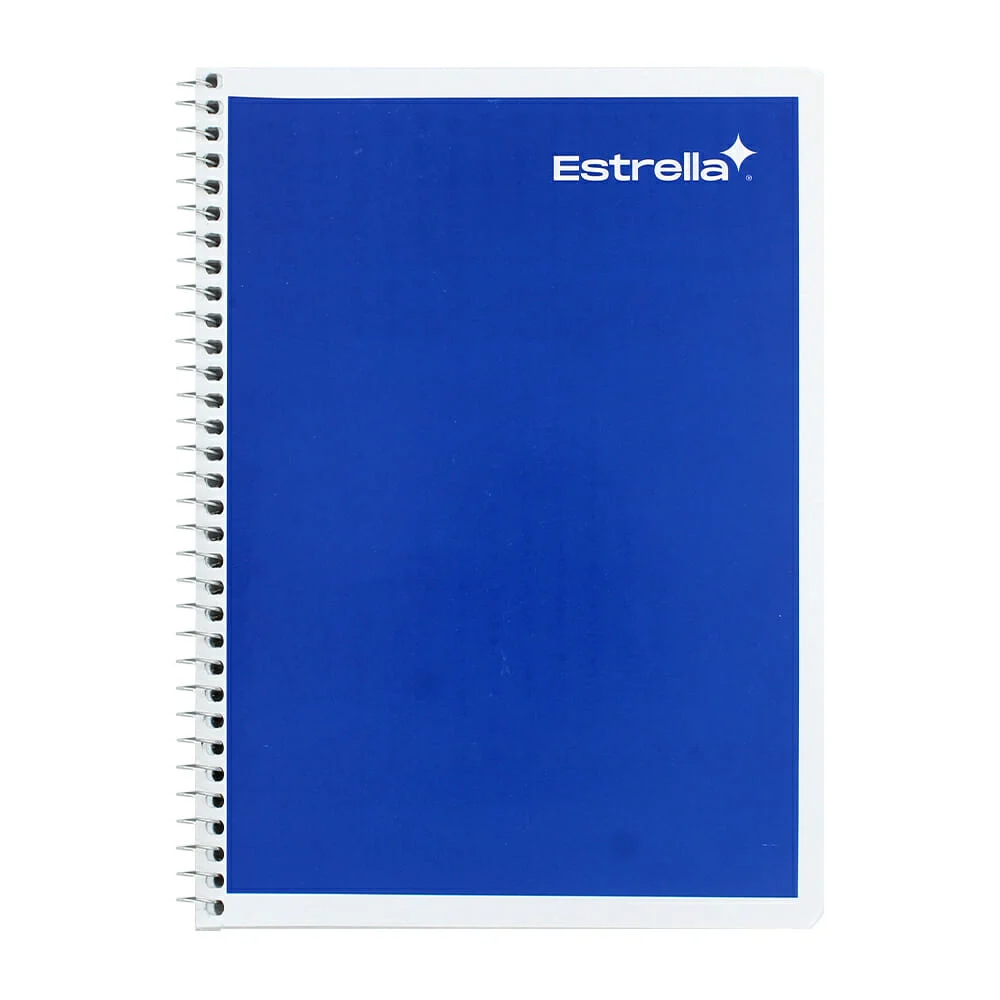 Cuaderno forma francesa estrella con esp...
