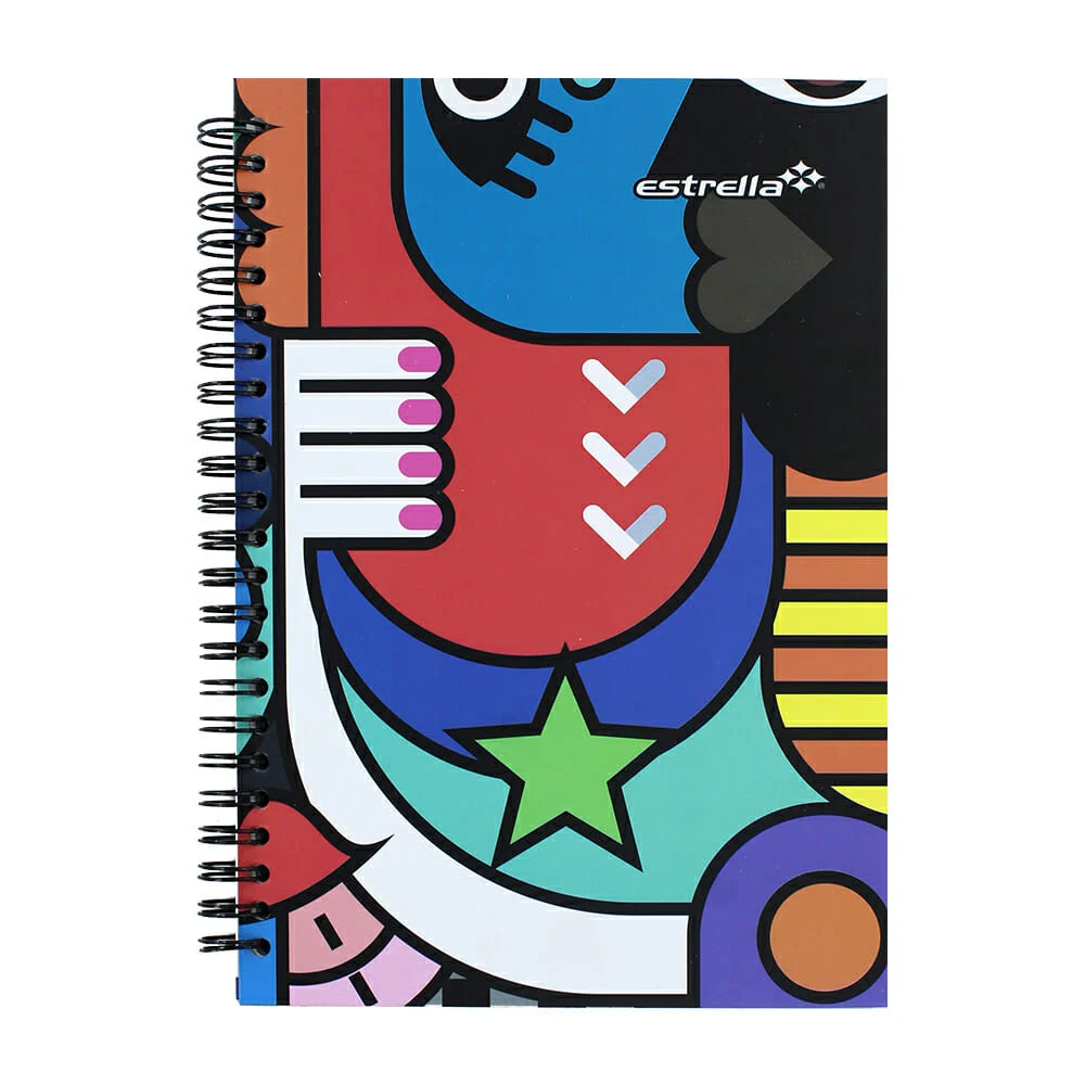 Cuaderno estrella con espiral metálico ...