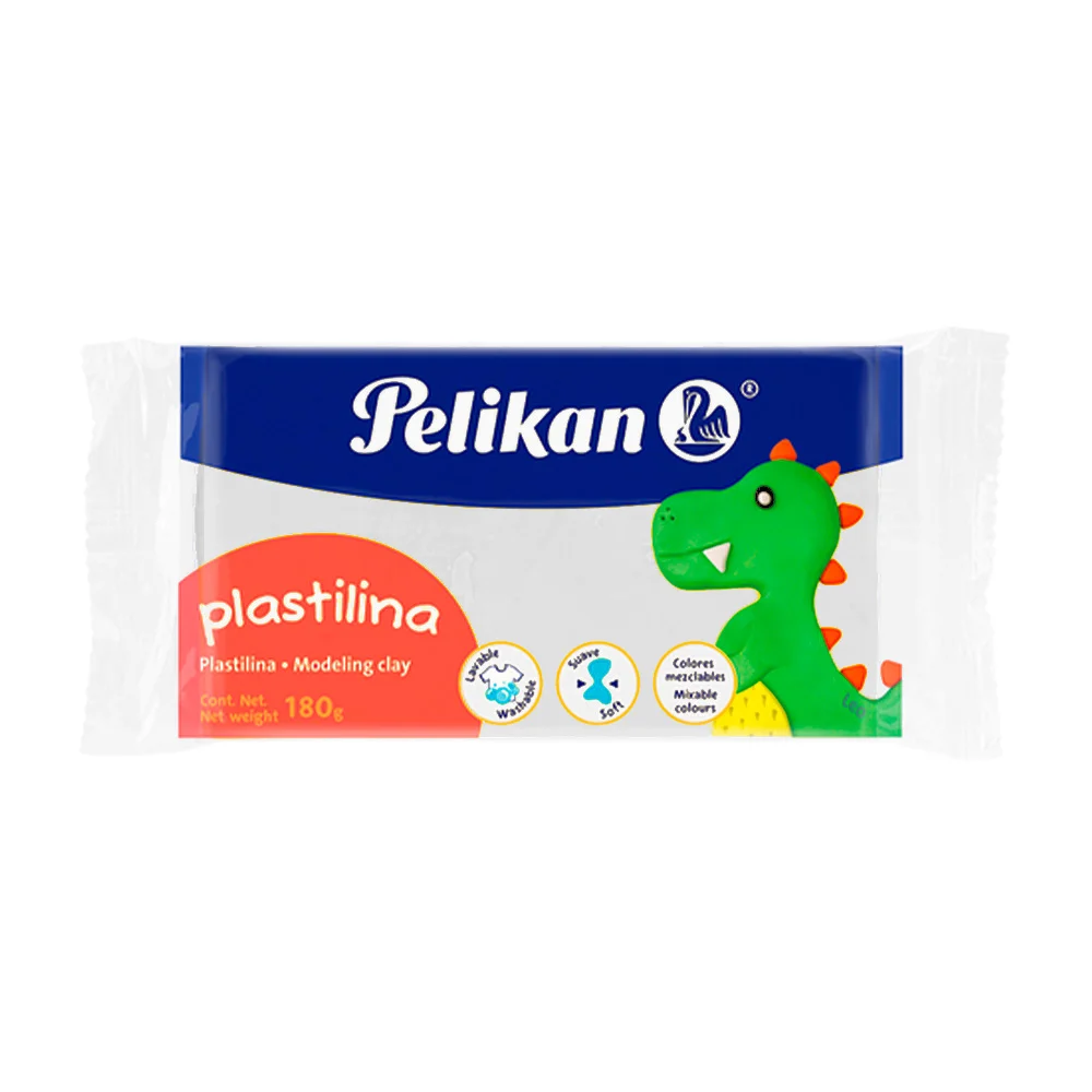 Plastilina blanca pelikan marqueta, 180g...