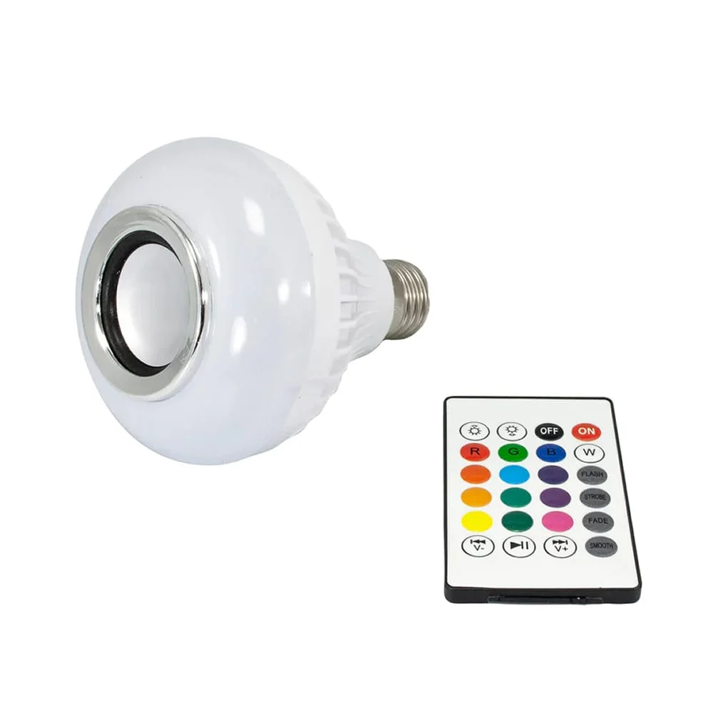Foco bocina luz led rgb wanergy con control remoto y consumo de 12 watts / 07274
